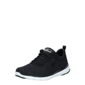 SKECHERS Rövid szárú sportcipők 'Flex Appeal 3.0'  fekete / természetes fehér