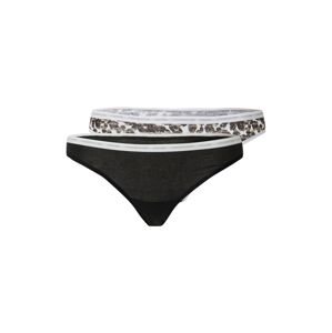 Calvin Klein Underwear String bugyik  világosbarna / fekete / fehér