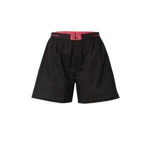 Calvin Klein Underwear Pizsama nadrágok  rózsaszín / fekete