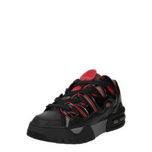 HUGO Red Rövid szárú sportcipők 'Kedge'  szürke / piros / fekete