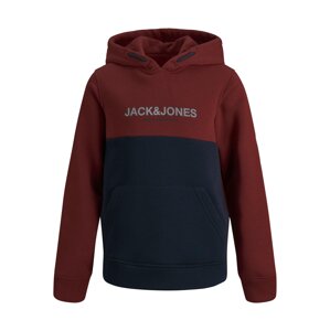 Jack & Jones Junior Tréning póló 'Urban'  tengerészkék / sötétvörös / fehér