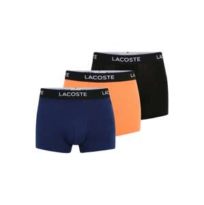 LACOSTE Boxeralsók  kék / világos narancs / fekete / fehér