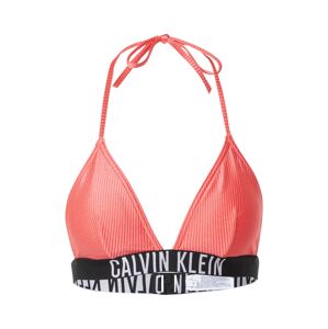 Calvin Klein Swimwear Bikini felső  lazac / fekete / fehér