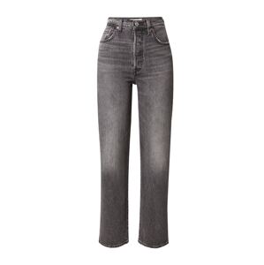 LEVI'S ® Farmer 'Ribcage Straight Ankle'  fekete farmer