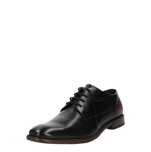 bugatti Fűzős cipő  barna / fekete