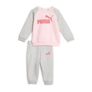 PUMA Jogging ruhák 'ESS'  szürke melír / rózsaszín / rózsaszín