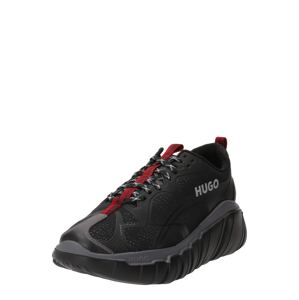 HUGO Rövid szárú sportcipők 'Xeno Runn Rfmx 10245664 01'  szürke / piros / fekete