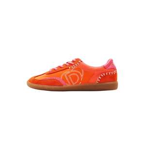 Desigual Rövid szárú sportcipők 'Retro Split'  narancs / piros / fehér