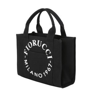 Fiorucci Shopper táska 'Milano 1967'  fekete / fehér