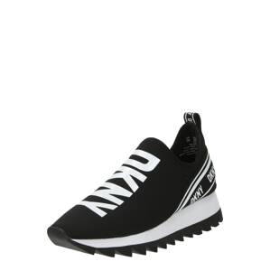 DKNY Belebújós cipők 'ABBI'  fekete / fehér