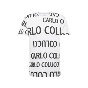 Carlo Colucci Póló  fekete / tojáshéj