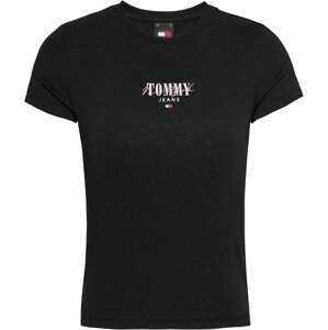 Tommy Jeans Curve Póló 'Essential'  tengerészkék / rózsaszín / fekete / fehér