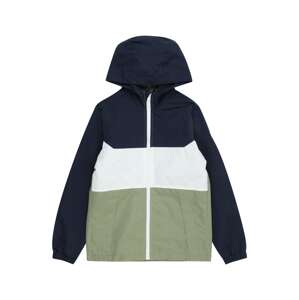 Jack & Jones Junior Átmeneti dzseki 'CLIMB'  tengerészkék / khaki / fehér