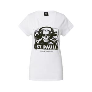 FC St. Pauli Póló 'Sound'  fekete / fehér