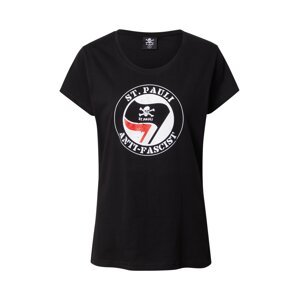 FC St. Pauli Póló 'Anti Fascist'  piros / fekete / fehér