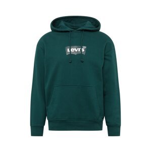 LEVI'S ® Tréning póló 'Relaxed Graphic Hoodie'  zöld / fehér