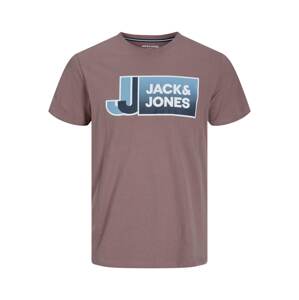 Jack & Jones Junior Póló 'Logan'  kék / mályva / fehér
