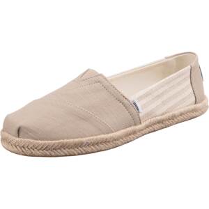 TOMS Espadrilles  sötét bézs / természetes fehér