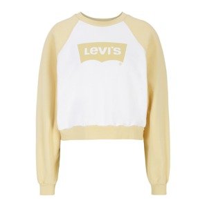 LEVI'S ® Tréning póló 'Vintage Raglan Crewneck Sweatshirt'  sárga / fehér