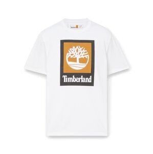 TIMBERLAND Póló  dohánybarna / fekete / fehér