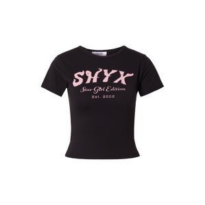 SHYX Póló 'Rebecca'  világos-rózsaszín / fekete