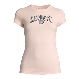 AÉROPOSTALE Póló  világos-rózsaszín / fekete / fehér