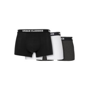 Urban Classics Boxeralsók  antracit / fekete / fehér