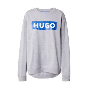 HUGO Tréning póló 'Classic'  királykék / szürke melír / fehér
