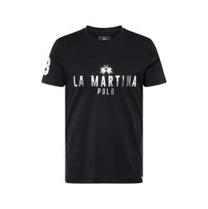 La Martina Póló  fekete / ezüst