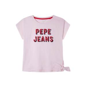 Pepe Jeans Póló 'HONEY'  rózsaszín / piros / fekete