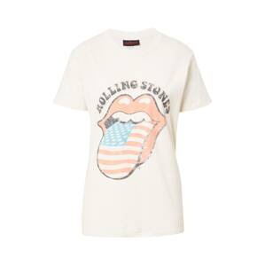 Cotton On Póló 'Rolling Stones'  világoskék / antracit / őszibarack / piszkosfehér