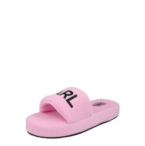 Karl Lagerfeld Házi cipő  világos-rózsaszín / fekete
