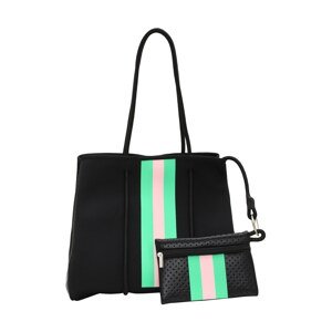 FELIPA Shopper táska  világoszöld / rózsaszín / fekete
