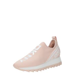 DKNY Belebújós cipők 'ABBI'  rózsaszín / fehér
