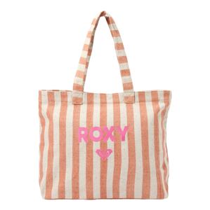 ROXY Shopper táska 'FAIRY BEACH'  bézs melír / narancs / rózsaszín