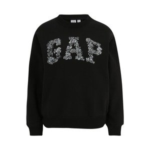 Gap Petite Tréning póló 'HERITAGE'  szürke / fekete / fehér