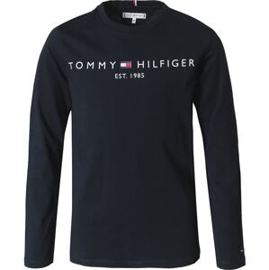 TOMMY HILFIGER Póló 'Essential'  éjkék / piros / fehér