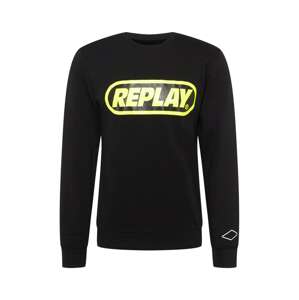 REPLAY Tréning póló  sárga / fekete