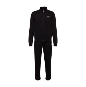 EA7 Emporio Armani Jogging ruhák 'Tuta'  fekete / fehér