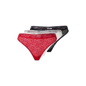 Tommy Hilfiger Underwear String bugyik  piros / fekete / fehér