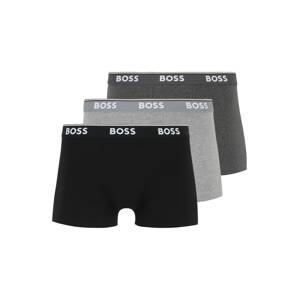 BOSS Boxeralsók 'Power'  sötétszürke / szürke melír / fekete / fehér