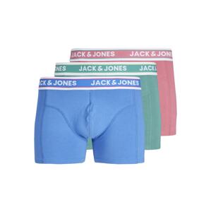 JACK & JONES Boxeralsók 'CONNOR'  kék / zöld / rózsaszín / fehér