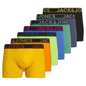 JACK & JONES Boxeralsók 'BILL'  kék / sárga / narancs / fekete