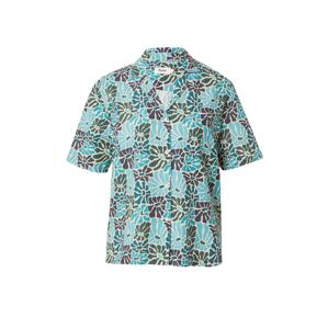 Brava Fabrics Blúz 'Spring Aloha'  bézs / világoskék / sötétzöld / sötétlila