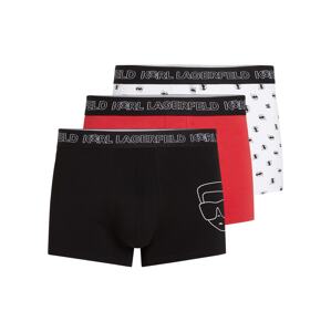 Karl Lagerfeld Boxeralsók  piros / fekete / fehér