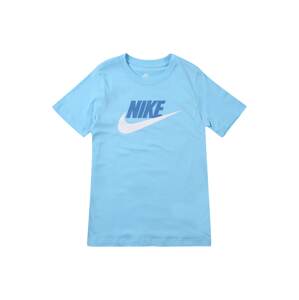 Nike Sportswear Póló  kék / vízszín / fehér