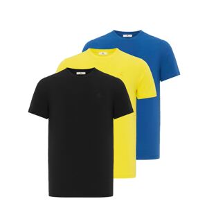 Daniel Hills Póló  kék / világos sárga / fekete