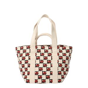 DKNY Shopper táska  bézs / piros / fekete