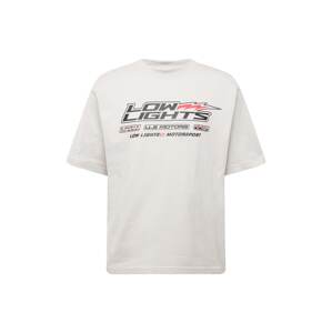 Low Lights Studios Póló 'Motors'  világosszürke / piros / fekete