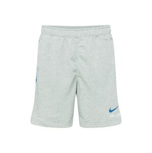 Nike Sportswear Nadrág 'AIR'  kék / szürke melír / fehér
